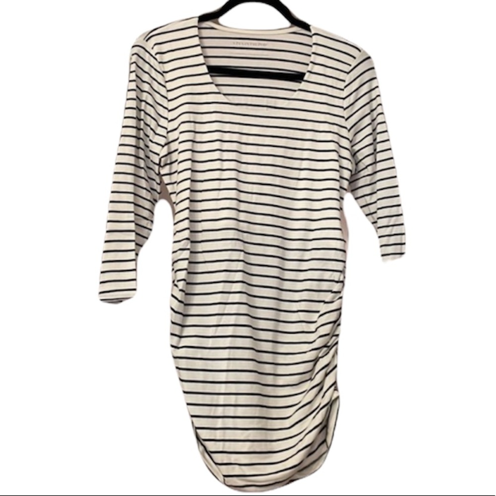 A Pea in the Pod Maternity Three Quarter Length Top, Size L